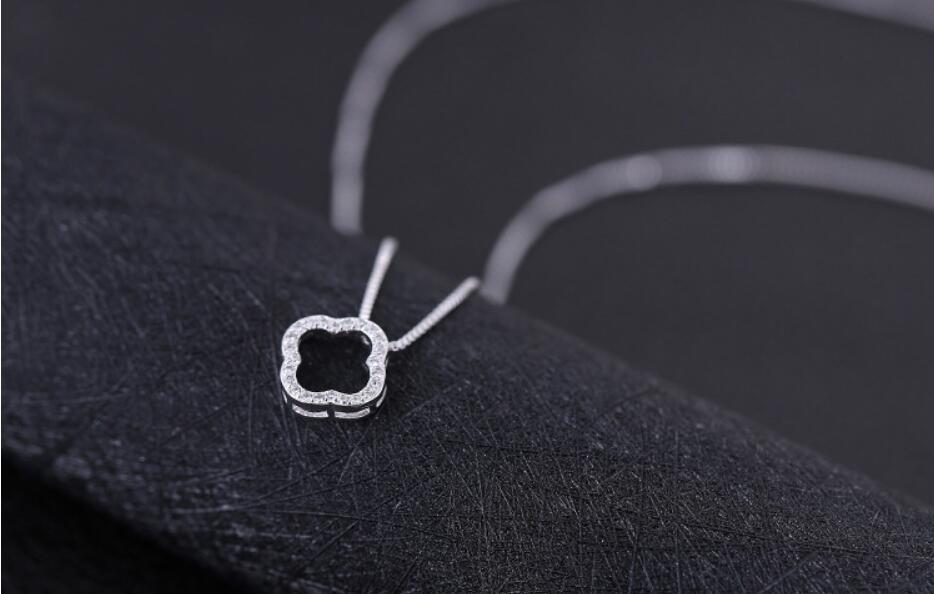 wikacharms) 4 leaf lucky clover stainless necklace | Shopee Philippines