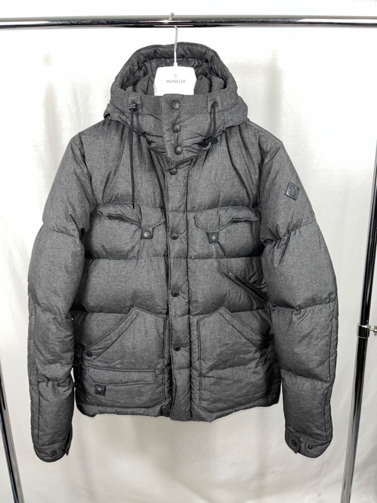 Moncler jacket Havoc size 4 grey | eBay