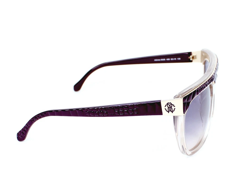 Gafas de sol Roberto Cavalli Albireo RC 800S 45B marco púrpura y transparente 60-15-135  Foto 2 de 3