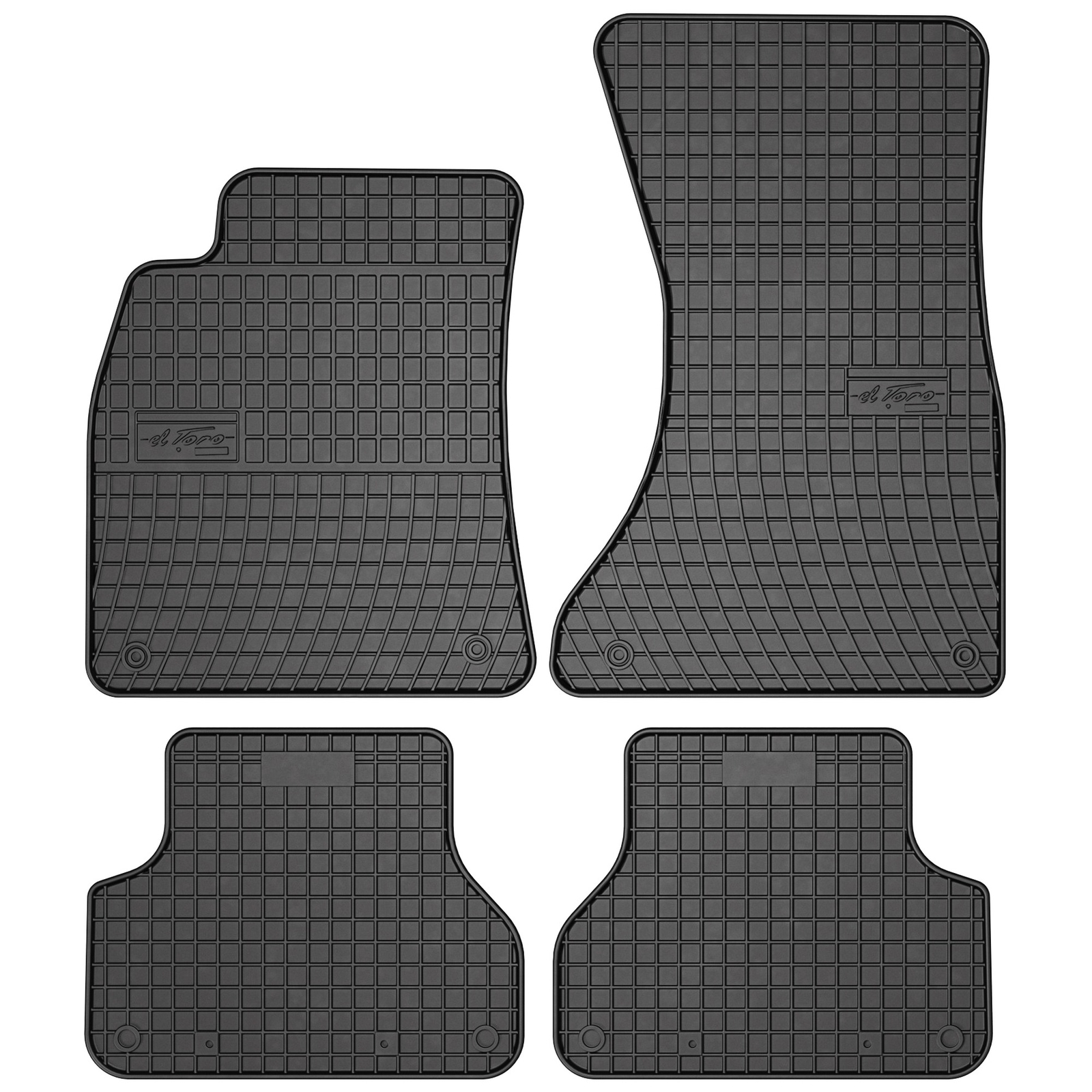 Tapis de sol Audi A4 B9 anti-glisse contre l'humidité et la saleté en caoutchouc