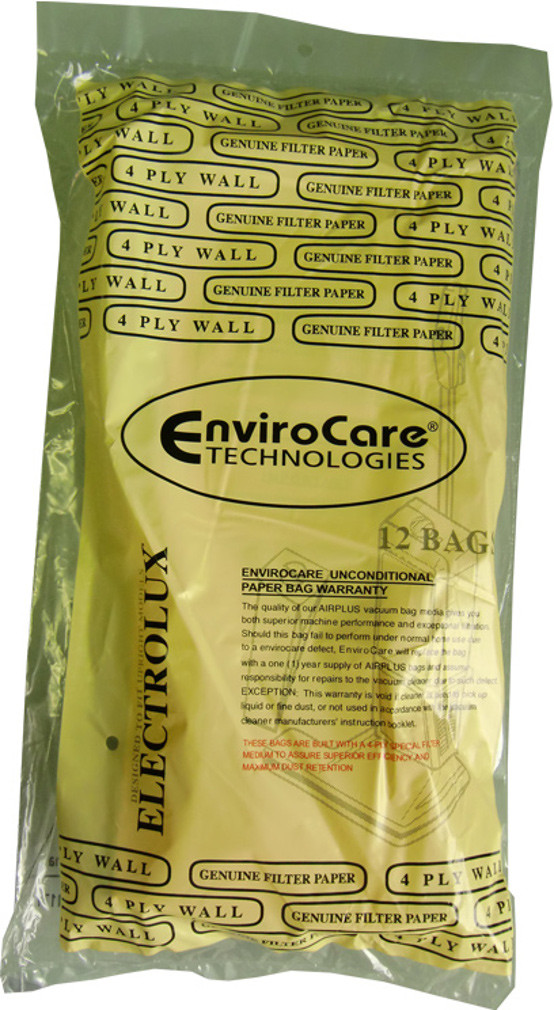 Envirocare Replacement Electrolux Style U Upright Disposable Paper Bags 