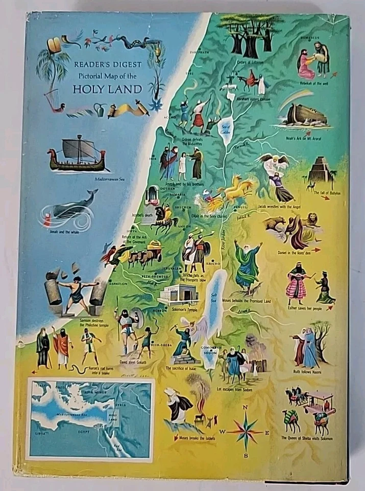 Readers Digest Story Of The Bible In Map, Word And Picture With Map 1962 HDCJ VG - Image 2 of 4