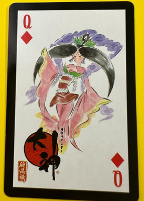 Waka Ōkami Diamond Q Capcom Summer Jam Playing Card From Japan | eBay
