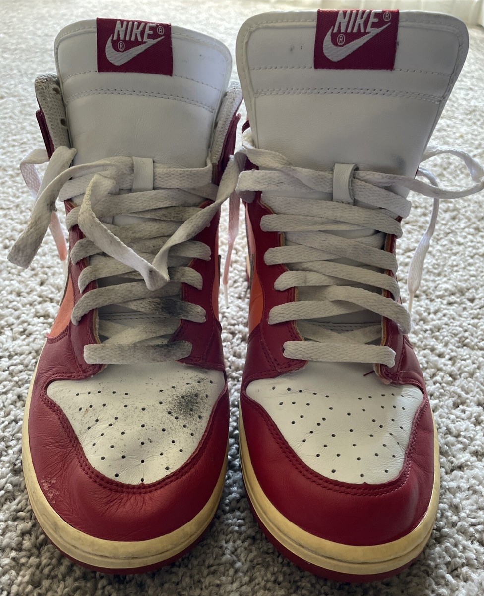 nike dunk high varsity red orange blaze