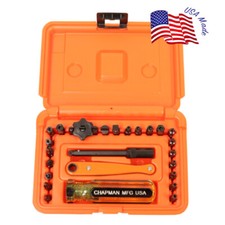 Chapman #7820ORANGE Hex and Pin-In Security Screwdriver Set USA Made MFG DIRECT