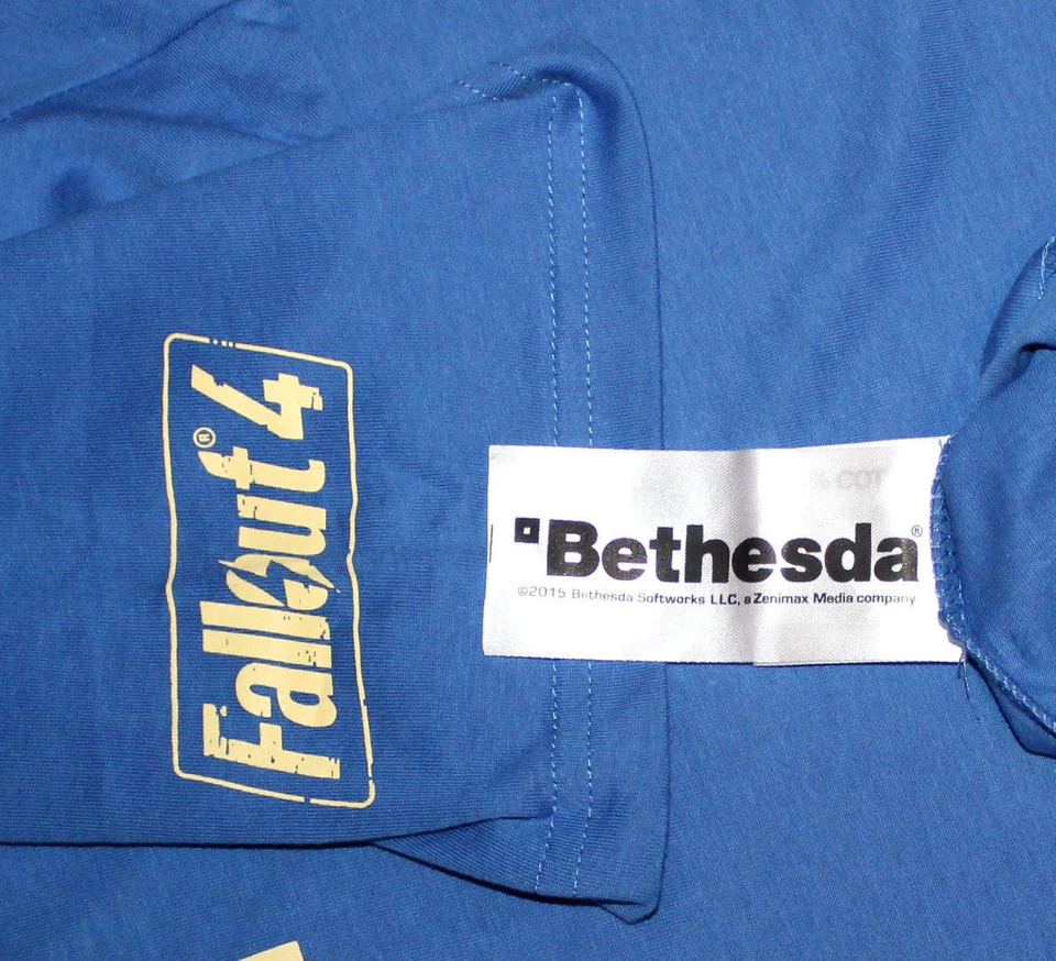 Fallout 4 rare promo Vault 111 T-Shirt Size Gr: L / Bathesda 2015 / PS4 Xbox One - Bild 4 von 4
