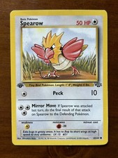 1995 spearow pokemon card value Single 97/149 SUN & MOON Base Toys & Games end display RARE Spearow Pokémon Card, 1995,