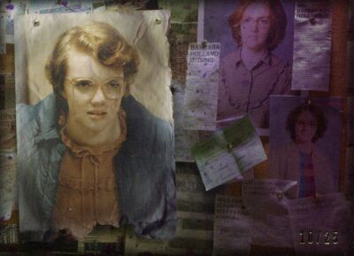 Stranger Things Upside Down Purple [25] Tribute To Barb Chase Karte B-7 Barb 7