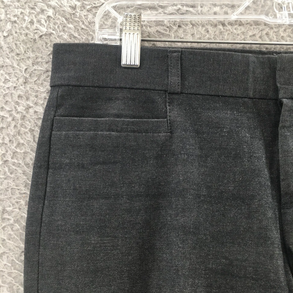Pantalones de vestir Banana Republic S Loan para mujer 2 (32x28 real) gris tiro bajo Foto 4 de 4