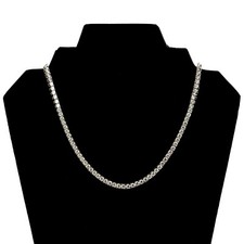 17CTTW Tennis Necklace, Lab- Created Diamond, VVS1, D-Color, 43CM, Silver, DFN03