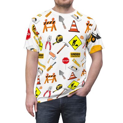 Construction JobSite Tee Shirt Funny Shirt For Work Shirt Cement Worker Italian