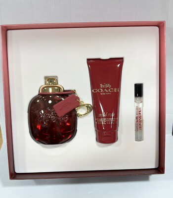 Coach New York Wild Rose 3pc Set For Women New In Box | eBay