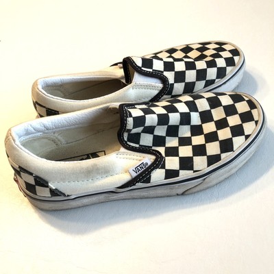 checkered vans 3.5