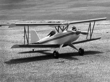 All-Star Biplane 34" WS RC Airplane Laser Cut Balsa Ply & Short Kit W/ Plans