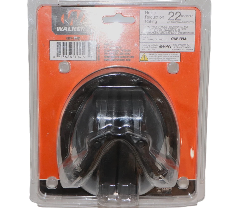 Walker Pro 低调被动折叠松饼 22dB NRR — 第 2/2 张图片