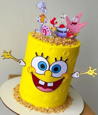SpongeBob and friends Cake toppers, birthday toppers , Sponge Bob party