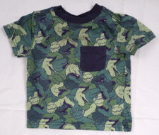 Tommy Bahama Baby Boys 12M 12 Months Dinosaur T-Rex Pocket T-Shirt Tee