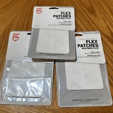 3 Packs Gear Aid Tenacious Tape Flex Patches Repair 3  x5  2 Per Pack Clear 10800