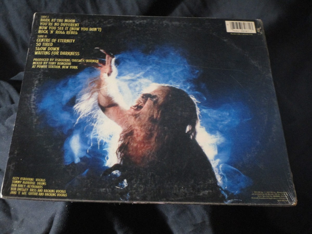 Ozzy Osbourne Bark At The Moon Sealed Vinyl Record LP USA 1983