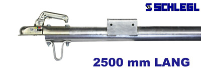 Schlegl Zugrohr ger. Deichsel FS10 1000kg rund 70mm 2500mm lang f. PKW Anhänger