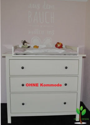 Wickeltischaufsatz für die IKEA Hemnes Kommode als Wickelkommode Wickelaufsatz