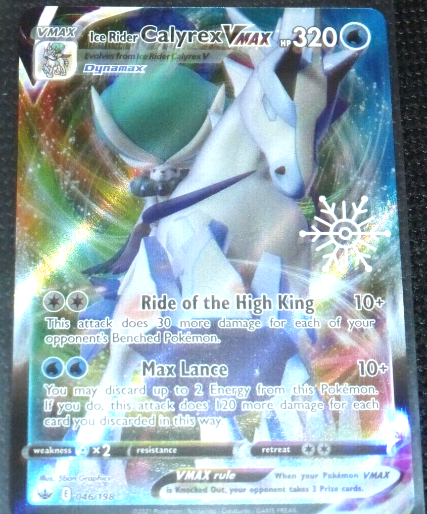 ポケモンカード Calyrex VMAX #086 GEM MT Ice Rider Calyrex VMAX - SWSH06: Chilling Reign - Pokemon