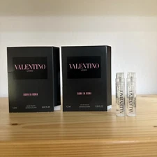 Lot 2 Valentino Uomo Men's Eau De Toilette Sample Vials 1.2ml