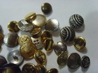 55 vintage assorted metal collector buttons lot 52801 — photo 2