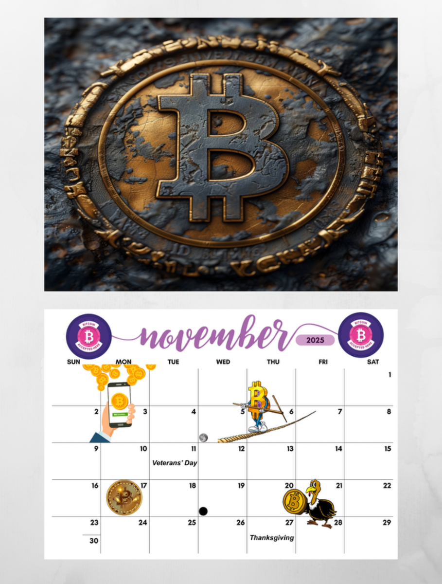 Bitcoin Wall Calendar 2026 | eBay
