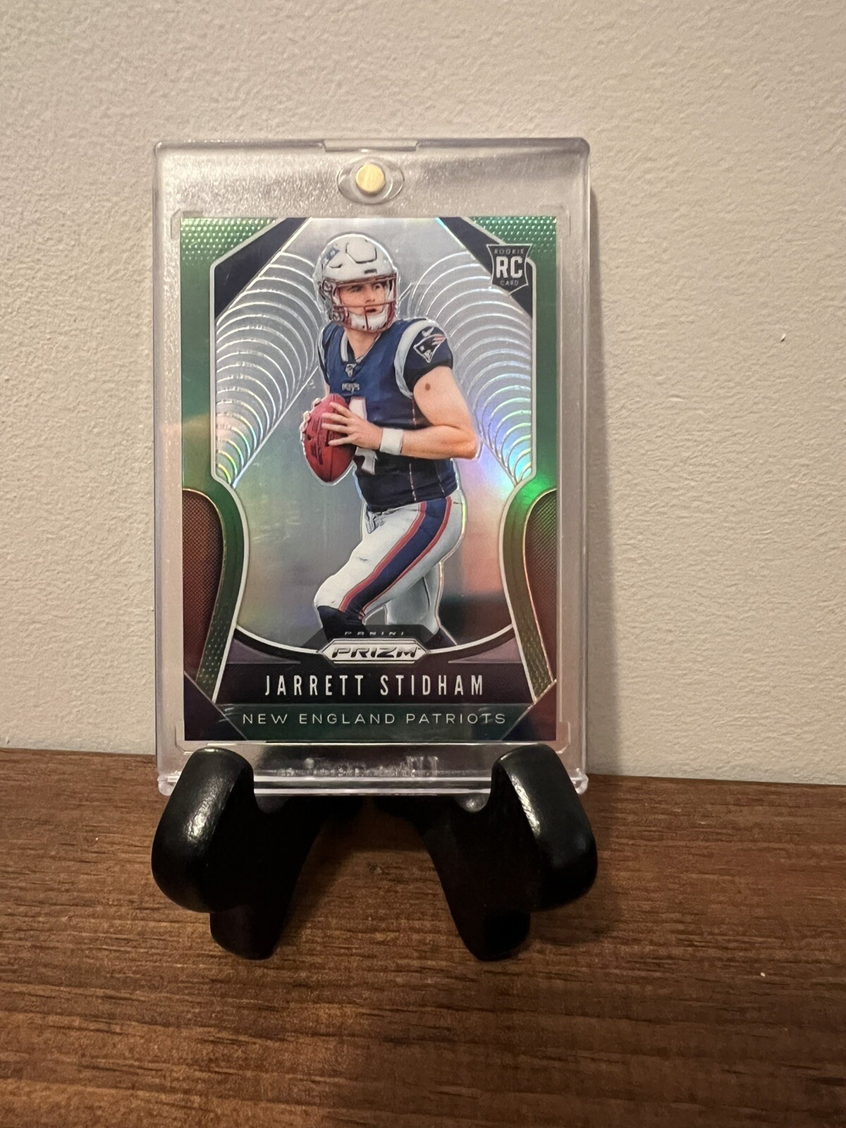 2019 Panini Prizm Rookies Green Jarrett Stidham #308 Rookie With Mag