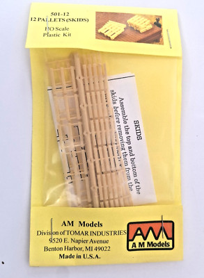 Am Models AM Models 12 Pallets (Skids) HO Scale Plastic Kit #501-12 | eBay