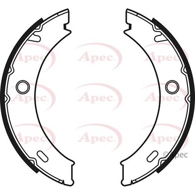 Apec Rear Brake Shoes SHU645 - OE High Quality Precision Engineered Part