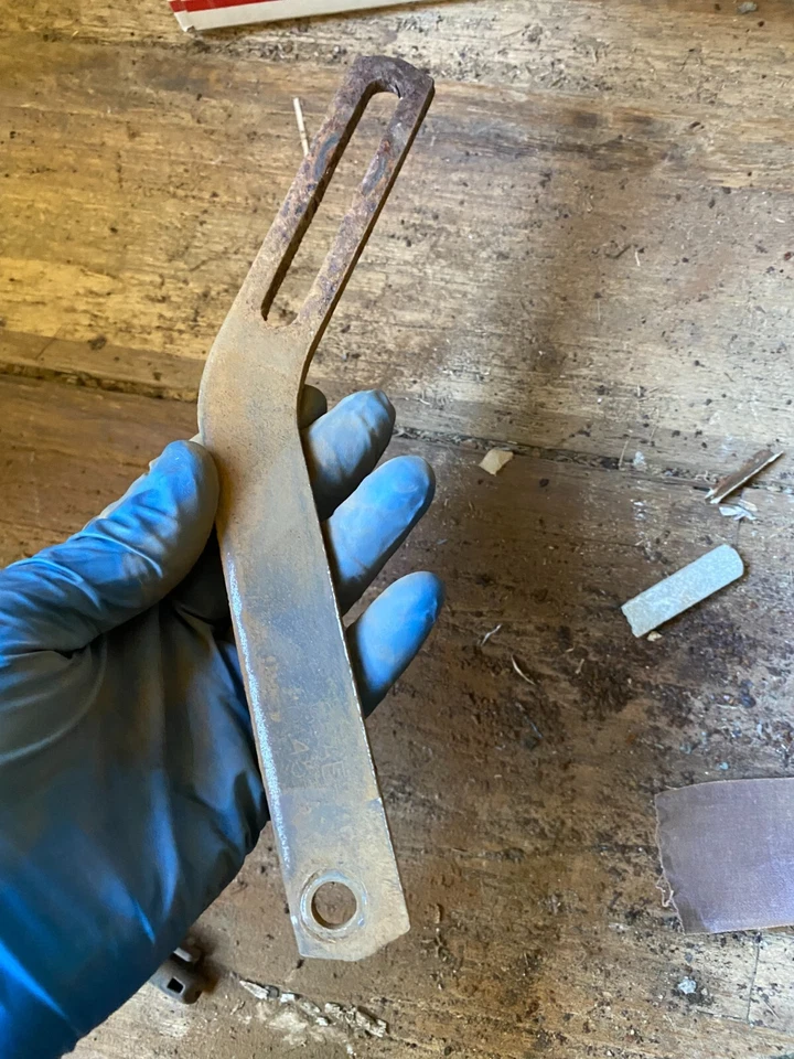 1965 1966 1967 Ford Fairlane Mustang 289 alternador suporte de montagem braço de ajuste - Imagem 2 de 4