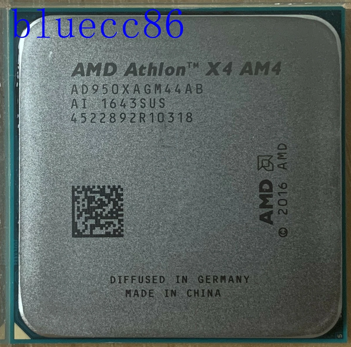 AMD Athlon X4 950 Quad Core 3.5GHz Socket AM4 65W CPU Processor