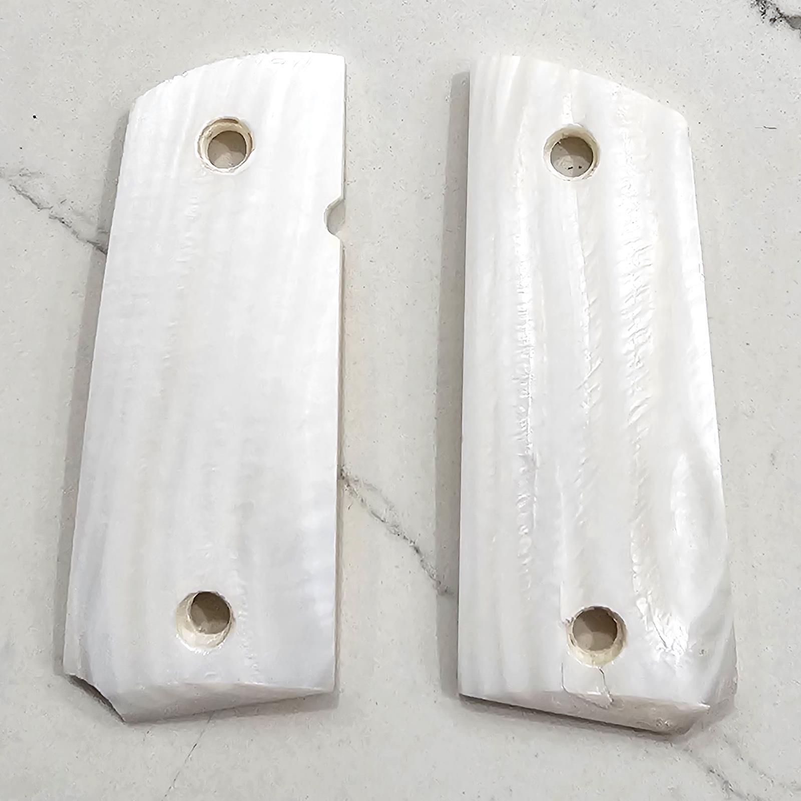 1911 Grips Full Size Genuine Mother of Pearl scale Colt 1911 45 ACP Full size