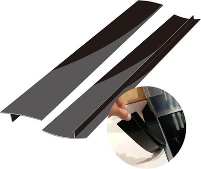 Silicone Stove Counter Gap Cover 21'' by Kindga, Easy Clean Gap Filler Sealing Sp
