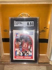 Michael Jordan SGC 8.5 Vintage Basketball Card MJ Collector Chicago Bulls 1989