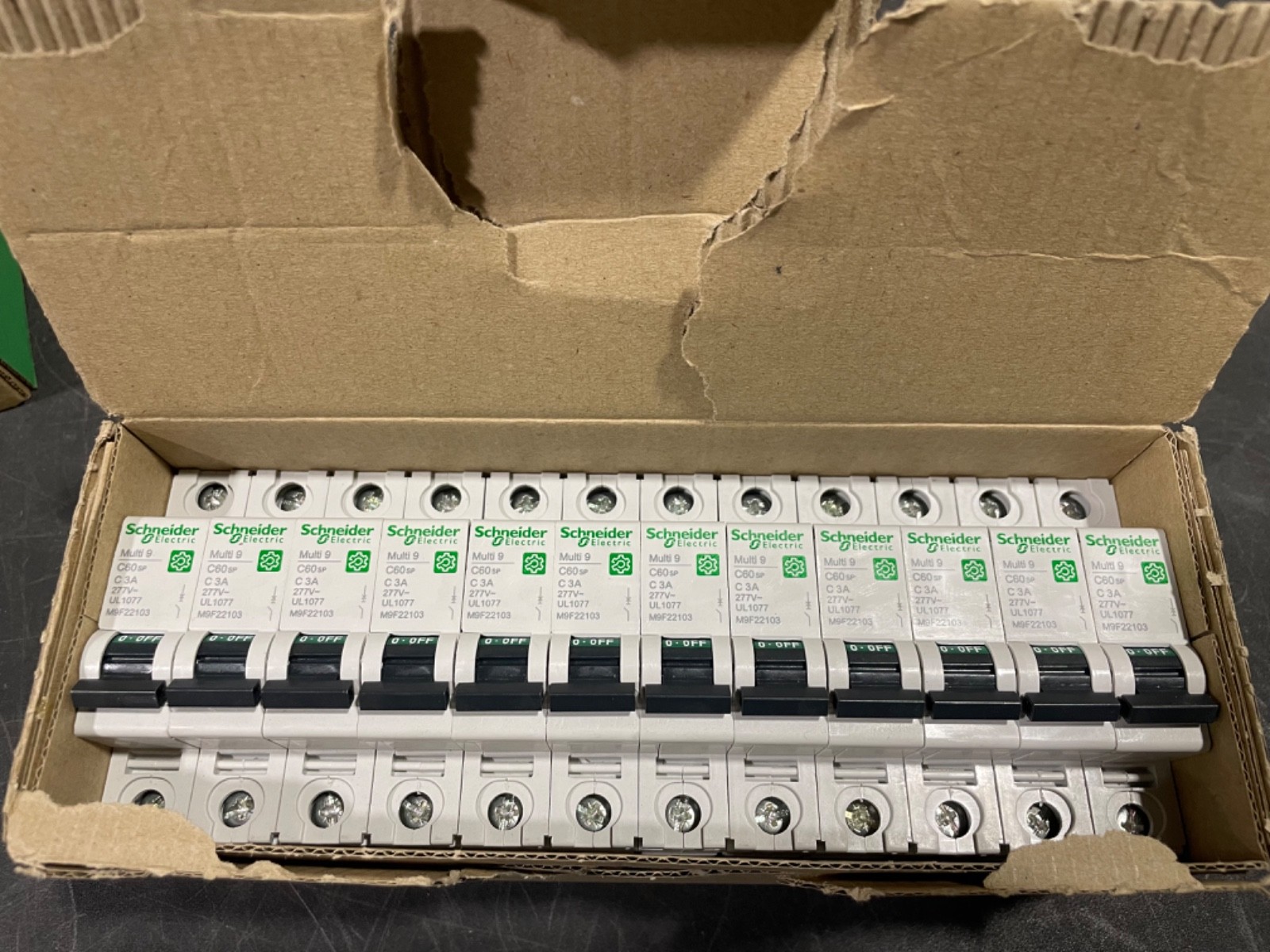 M9F22103, Schneider, Miniature circuit breaker, Multi9 C60SP,Box of 12 New/OB