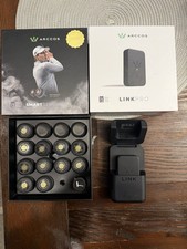 Arccos Smart Sensors Link Pro GPS Golf Analizator huśtawki czarny do golfa