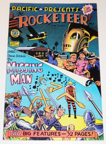 Pacific Presents #1 (Pacific Comics 1982) Steve Ditko Dave Stevens The Rocketeer