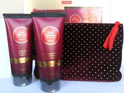 PUPA Milano Red Queen Rich Flowery Scented Shower Milk and Fluid Cream 2x 200ml