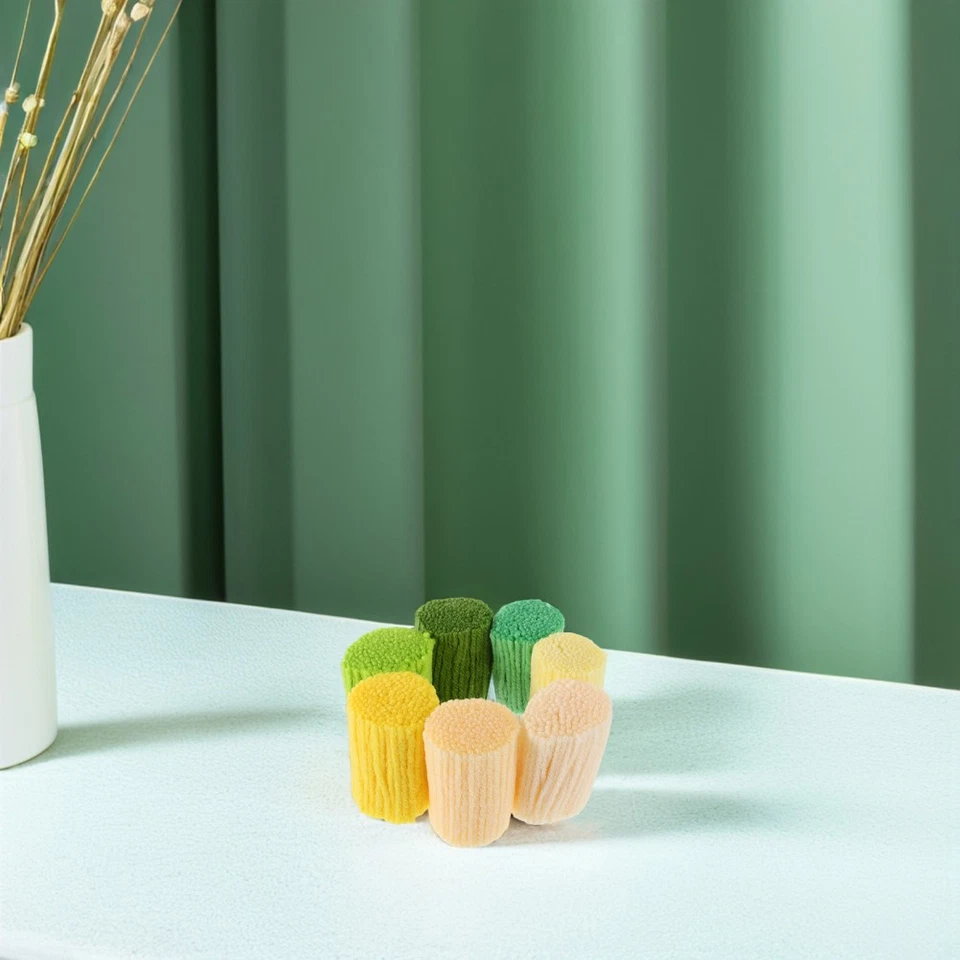 7-teiliges buntes Häkelgarn: Für Heimwerker-Handwerk, Wandteppiche, - Bild 3 von 4