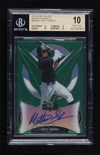 2019 Leaf Valiant Green Prismatic 12/99 Matt Gorski BGS 10 PRISTINE Auto g2u