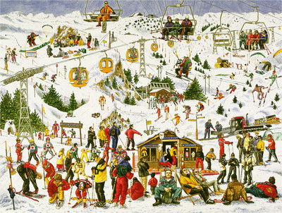 Ski-nanigans | 1000 Piece Wooden Puzzle