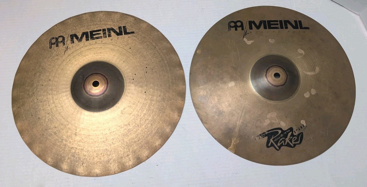 Meinl Raker Hi-Hat 14 inch Vintage Drum Cymbal for Rock and Power