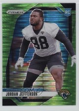 2024 Panini Prizm Rookies Neon Green Pulsar Prizm Jordan Jefferson #358 1n5