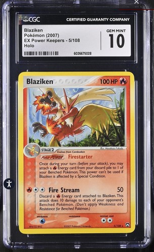 Blaziken graded CGC 10 for sale on eBay