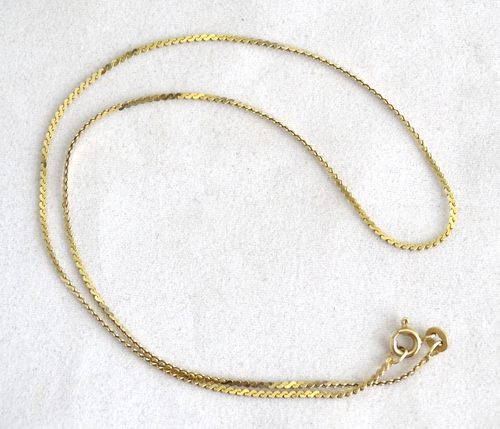 585 / 14K Yellow Gold Chain / Around 3 grams / FedEx FS / bon_em66513_g14k - Picture 17 of 20