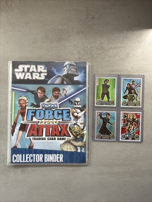 Star Wars Force Attax Serie 1 Komplettes Album / Inkl. Allen LE Karten / Engl.
