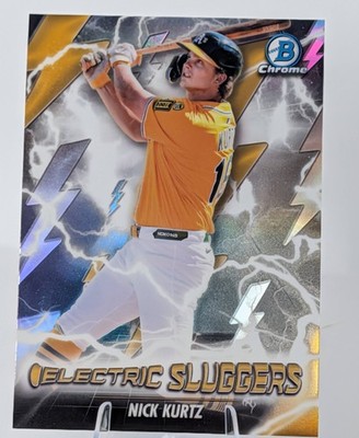 2026 Bowman #ES-22 - Nick Kurtz - Electric Sluggers